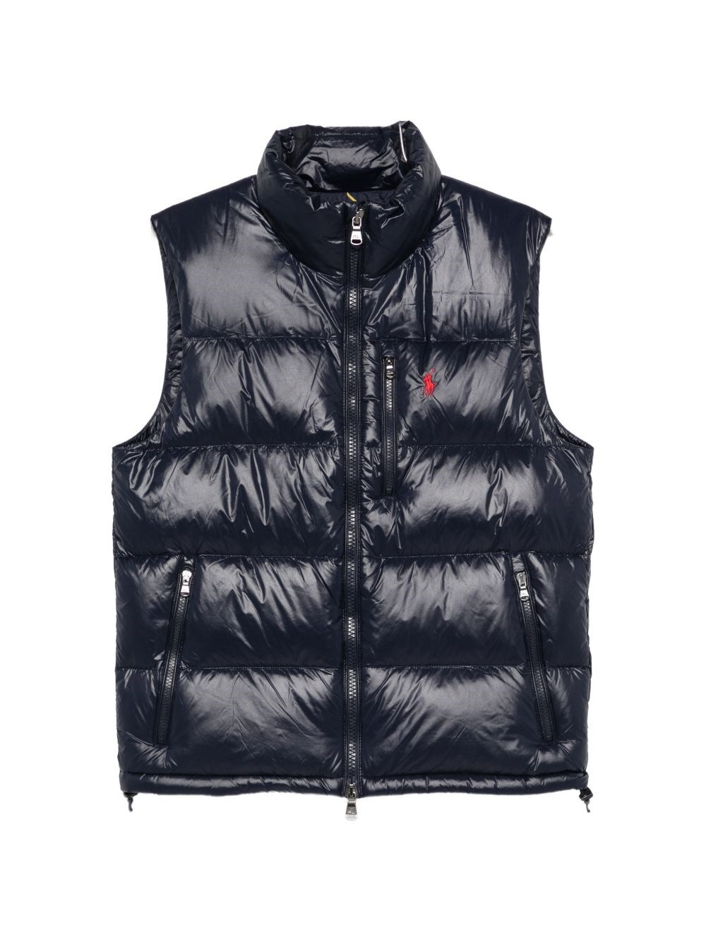 Polo Ralph Lauren Uomo Blu Gilet Imbottito Trapuntato