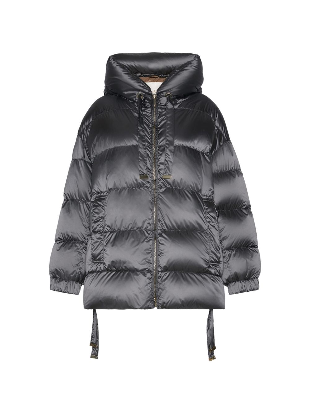 Max Mara The Cube Donna Grigio Piumino "Ariete" The Cube Con Cappuccio Max Mara The
